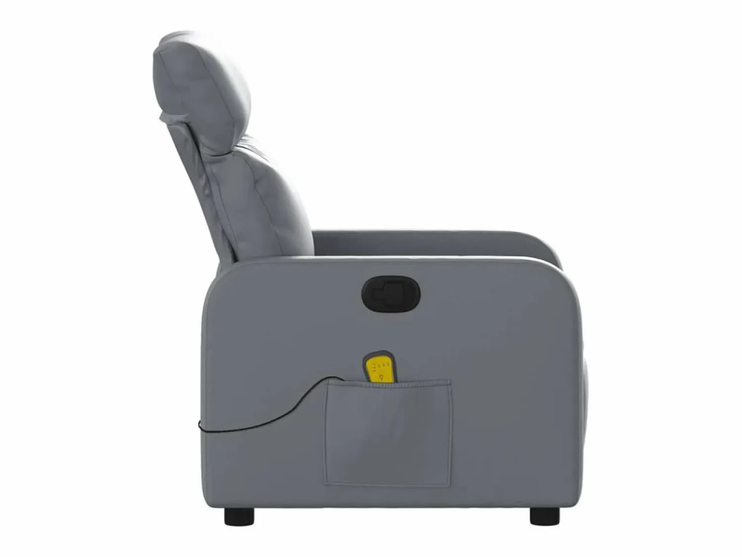 Sillón de salón | Silla | Sillón de masaje reclinable cuero sintético SHL9241 Gris