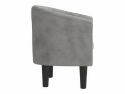 Best Sillón de salón | Silla de relax | Sillón de terciopelo claro SHL3525 Sillón Estilo Cabriolet