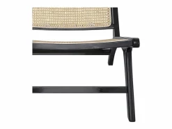 Online Rendez-Vous Déco Sillón de teca negra y ratán natural - Kilka Negro