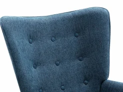 Hot Sillón de tela capitoné. Estilo escandinavo. VATELY Sillón|Sillón Escandinavo