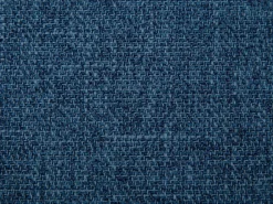 Vente-unique Sillón de tela jaspeado con base mecedora ELMINA Azul