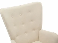 Discount Sillón de tela capitoné. Estilo escandinavo. VATELY Sillón|Sillón Escandinavo