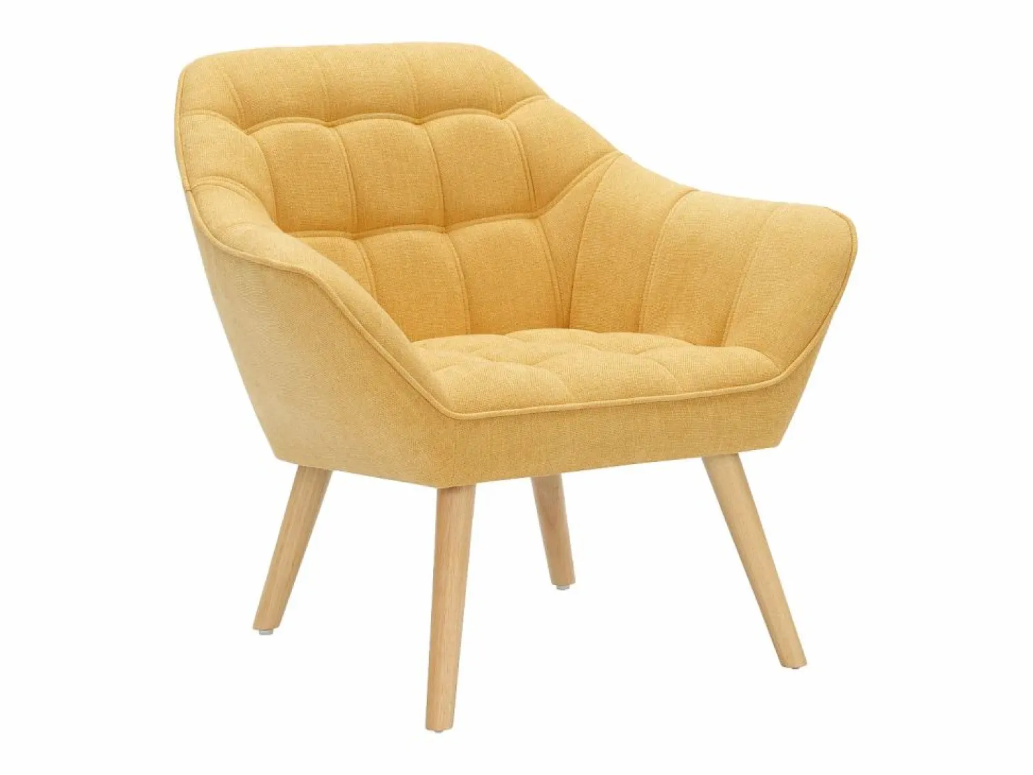 Vente-unique Sillón de tela color estilo escandinavo CASERTA