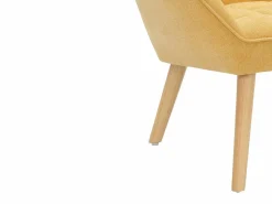 Vente-unique Sillón de tela color estilo escandinavo CASERTA