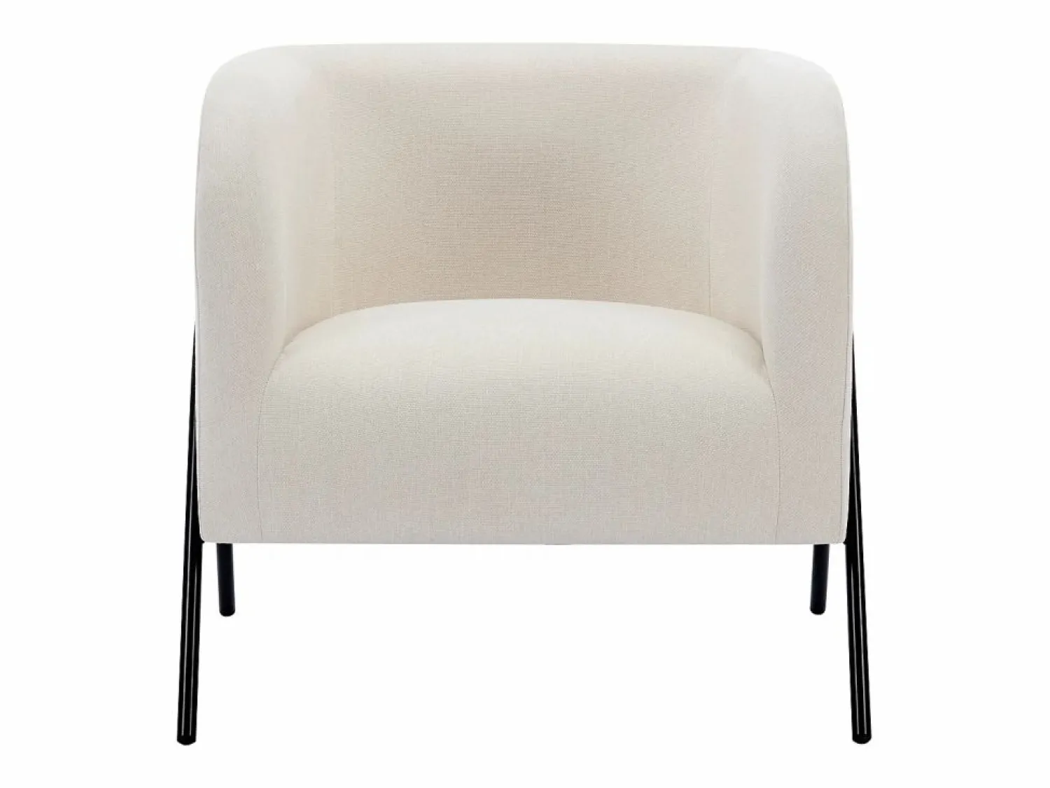 Vente-unique Sillón de tela de color y estilo design BLINODA