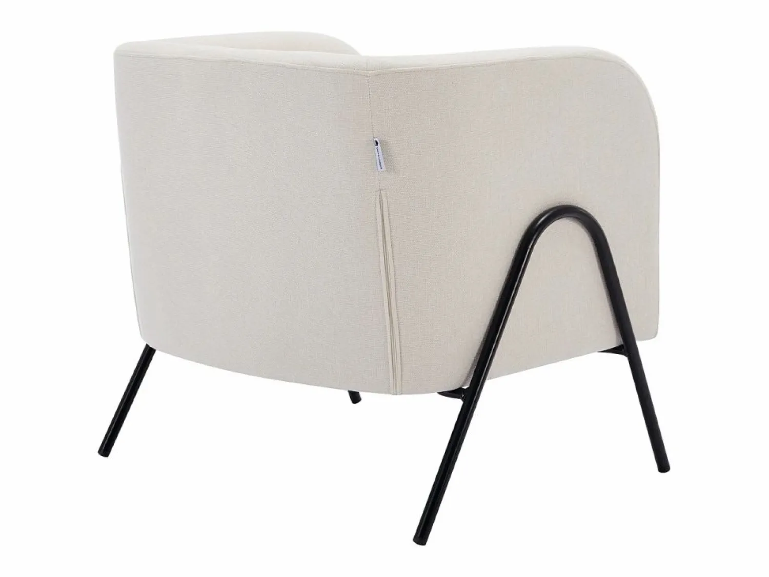 Vente-unique Sillón de tela de color y estilo design BLINODA