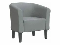 Best Sillón de tela claro Sillón Estilo Cabriolet