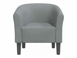 Clearance Clicnbuy Sillón de tela claro Gris
