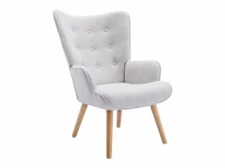 Vente-unique Sillón de tela de estilo escandinavo VATELY