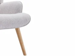Vente-unique Sillón de tela de estilo escandinavo VATELY