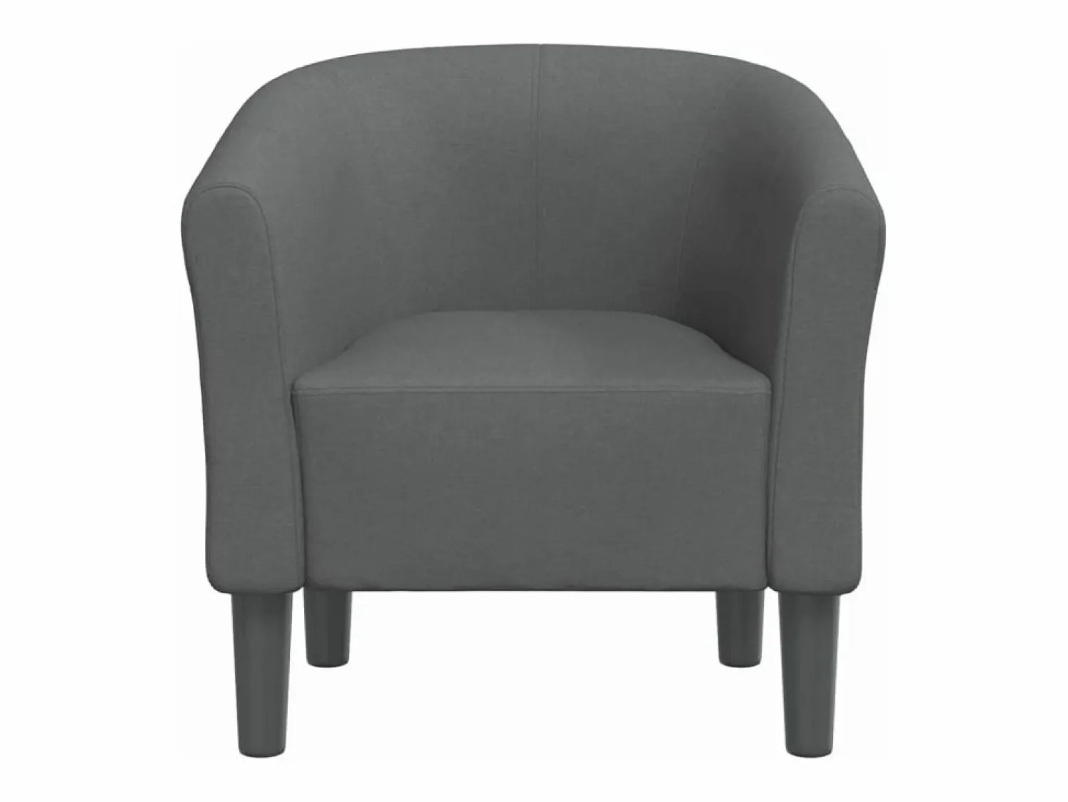 Hot Sillón de tela oscuro Sillón Estilo Cabriolet