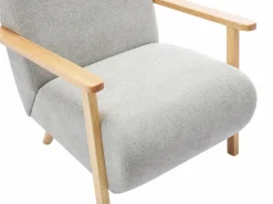 Hot Sillón de tela y madera estilo contemporáneo. JULOMO Sillón|Sillón Escandinavo