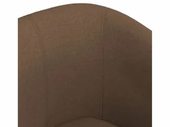 vidaxl Sillón de tela marrón
