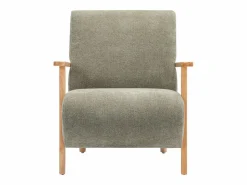 Outlet Sillón de tela y madera . Estilo contemporáneo. JULOMO Sillón|Sillón Escandinavo