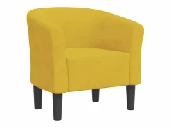 Outlet vidaxl Sillón de terciopelo Amarillo