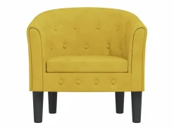 Clicnbuy Sillón de terciopelo