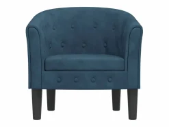 Online Sillón de terciopelo oscuro Sillón Estilo Cabriolet