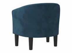 Online Sillón de terciopelo oscuro Sillón Estilo Cabriolet