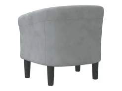 Hot vidaxl Sillón de terciopelo oscuro Gris