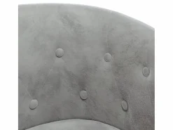 Clicnbuy Sillón de terciopelo claro