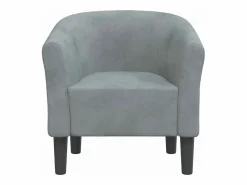 Hot Sillón de terciopelo oscuro Sillón Estilo Cabriolet