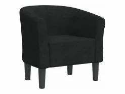 Clearance vidaxl Sillón de terciopelo Negro