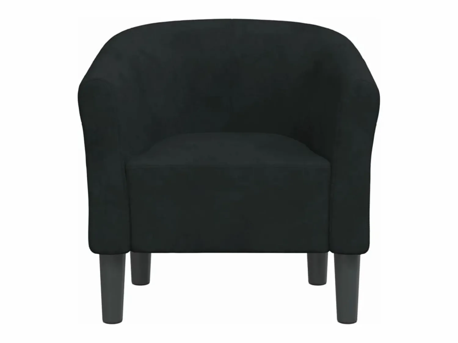 Online Clicnbuy Sillón de terciopelo Negro