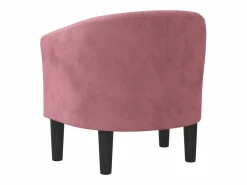Clicnbuy Sillón de terciopelo Rosa