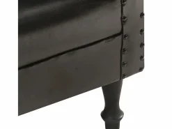 Best Sillón diseño de cubo cuero auténtico Sillón De Piel
