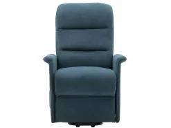 Clearance Vente-unique Sillón eléctrico de tela CAPUCINE Azul