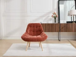 Online Sillón en tela texturizada color LUOSTO Sillón Escandinavo