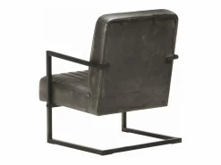 Online Sillón en voladizo cuero auténtico envejecido Sillón De Piel