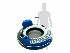 Clearance Intex Sillón gigante River Run Azul - Gris / Azul