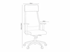 Online Sillón giratorio Airflow reclinable con cojín y altura regulable Silla De Escritorio
