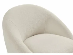 Best Sillón giratorio redondeado en tela de rizo LACARA Sillón