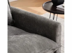 New Sillón giratorio XXL (92x74x67 cm) - Rotación 360° - Bolsillo lateral - Capacidad 300 kg Gris