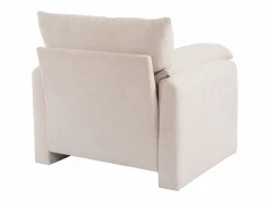 Hot ModernLuxe Sillón individual de chenilla - Beige