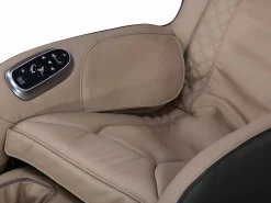 Hot Sillón masaje KASOU piel sintética Bluetooth y LEDs - Sistema gravedad cero - Beige Sillón De Masaje