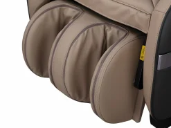Hot Sillón masaje KASOU piel sintética Bluetooth y LEDs - Sistema gravedad cero - Beige Sillón De Masaje