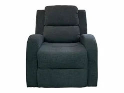 Hot Sillón Mecedora Relax con Reclinación Manual, Tapizado Microfibra, Modelo Sam, Gris Gris antracita