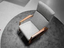 New Sillón mecedora tela 5106 Sillón Balancín