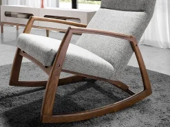New Sillón mecedora tela 5106 Sillón Balancín
