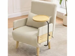 ModernLuxe Sillón moderno 62x67x88 cm - Sillón convertible 3 en 1 - Con función de cama - Sillón plegable acolchado -