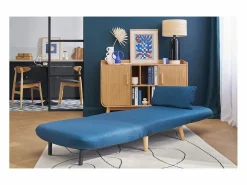 New Sillón nórdico convertible tejido oscuro AMIKO Sillón Cama