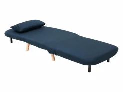 New Sillón nórdico convertible tejido oscuro AMIKO Sillón Cama