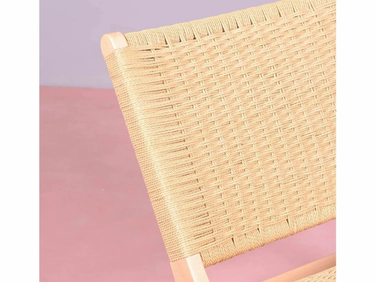 Nest Dream Sillón nórdico en madera de haya y cuerda ecológica - Liam - Haya natural