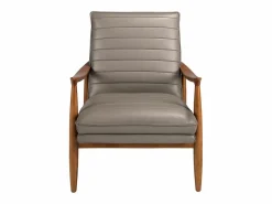 Clearance Angel Cerda Sillón piel gris oscuro 5130 Beige