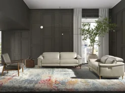 Clearance Angel Cerda Sillón piel gris oscuro 5130 Beige