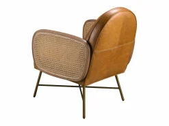 Angel Cerda Sillón piel marrón 5162 Marru00f3n