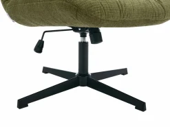Clearance Sillón pivotante de tela jaspeado color SELENDO Sillón